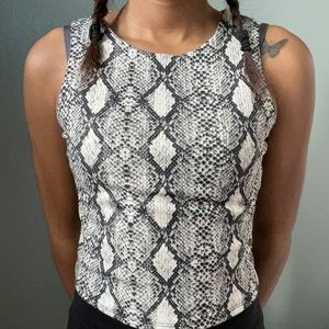 Matching snake print set